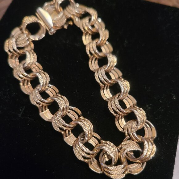 Vintage 1970s Sterling Silver bracelt - Picture 1 of 4